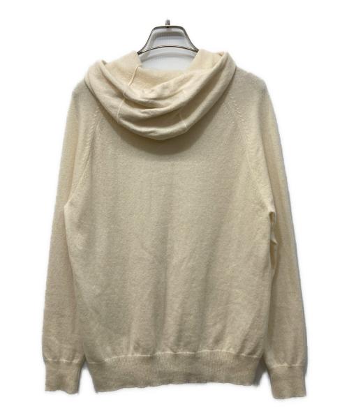 MaxMara（マックスマーラ）MaxMara (マックスマーラ) カシミヤ混ニットパーカー アイボリー サイズ:XSの古着・服飾アイテム