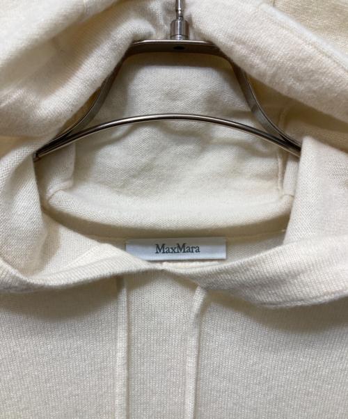 MaxMara（マックスマーラ）MaxMara (マックスマーラ) カシミヤ混ニットパーカー アイボリー サイズ:XSの古着・服飾アイテム