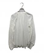 CASA FLINEカーサフライン）の古着「タックスリーブブラウス」｜ホワイト