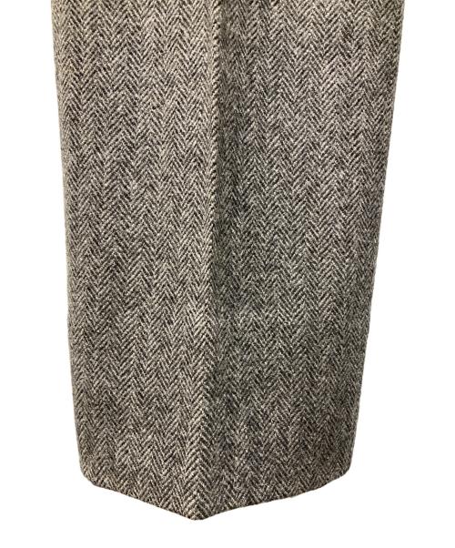 COMME des GARCONS HOMME（コムデギャルソン オム）COMME des GARCONS HOMME (コムデギャルソン オム) ウールヘリンボーン2タックパンツ グレー サイズ:Mの古着・服飾アイテム