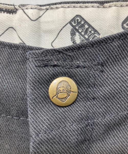 BEN DAVIS（ベンデイビス）BEN DAVIS (ベンデイビス) サスペンダーボタン付きワークパンツ ブラック サイズ:34の古着・服飾アイテム