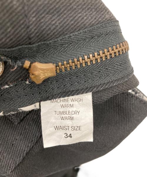 BEN DAVIS（ベンデイビス）BEN DAVIS (ベンデイビス) サスペンダーボタン付きワークパンツ ブラック サイズ:34の古着・服飾アイテム