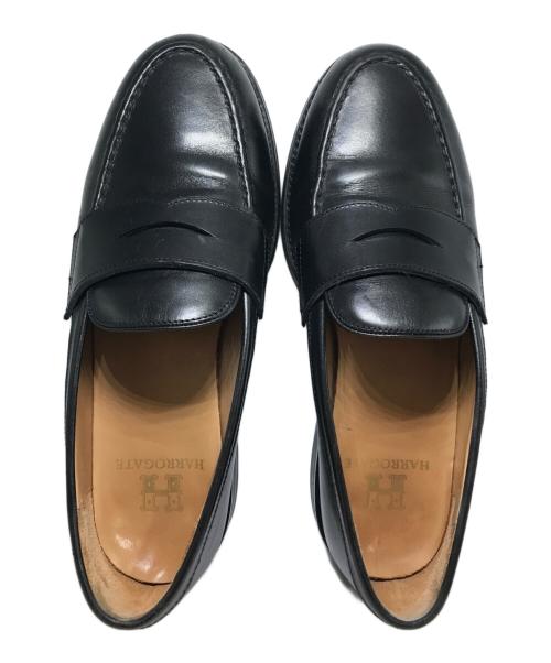 HARROGATE（ハロゲイト）HARROGATE (ハロゲイト) SHOREDITCH ペニーローファー ブラック サイズ:8の古着・服飾アイテム