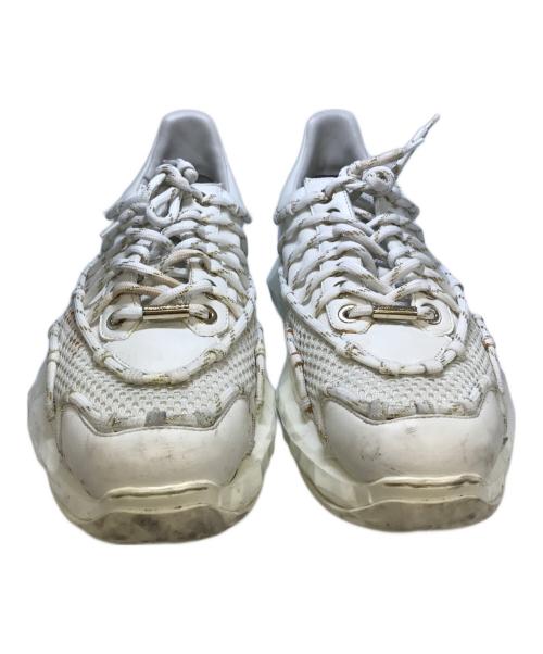 JIMMY CHOO（ジミーチュウ）JIMMY CHOO (ジミーチュウ) DIAMOND レーススニーカー ホワイト サイズ:42の古着・服飾アイテム