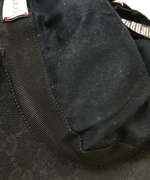GUCCI（グッチ）GUCCI (グッチ) GGキャンバス ベースボールキャップ ブラックの古着・服飾アイテム