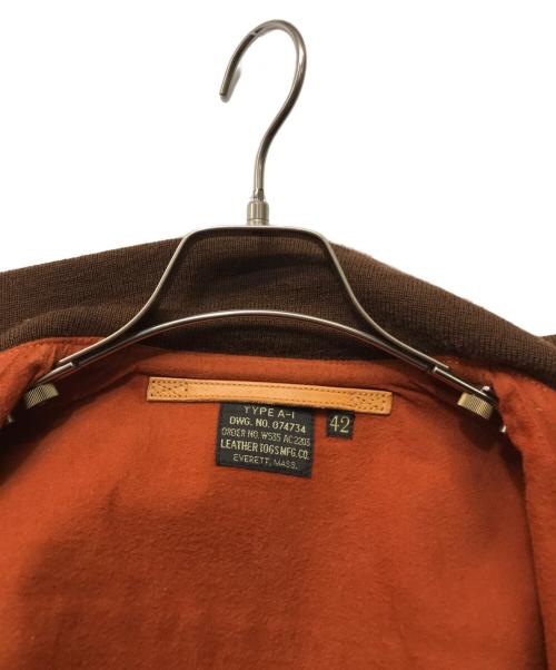 freewheelers（フリーホイーラーズ）freewheelers (フリーホイーラーズ) TYPE A-1レザーフライトジャケット ブラウン サイズ:42の古着・服飾アイテム