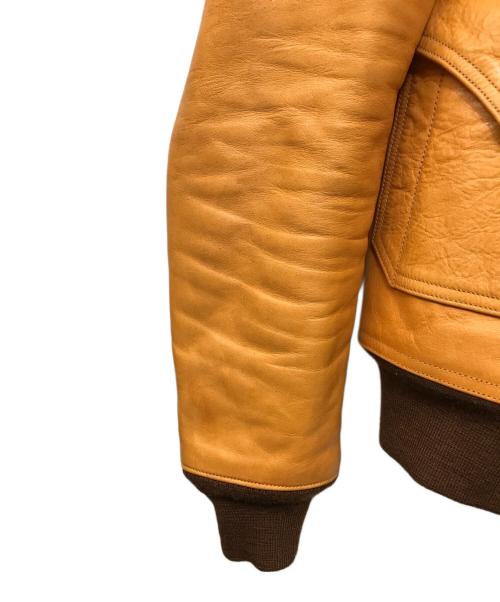 freewheelers（フリーホイーラーズ）freewheelers (フリーホイーラーズ) TYPE A-1レザーフライトジャケット ブラウン サイズ:42の古着・服飾アイテム