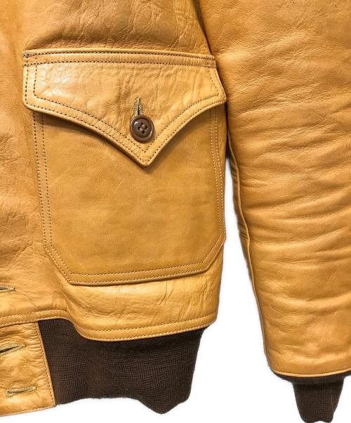 freewheelers（フリーホイーラーズ）freewheelers (フリーホイーラーズ) TYPE A-1レザーフライトジャケット ブラウン サイズ:42の古着・服飾アイテム