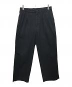ULTERIORアルテリア）の古着「Gas Twill Tucked Military Pants」｜ブラック