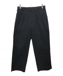 ULTERIOR（アルテリア）の古着「Gas Twill Tucked Military Pants」｜ブラック
