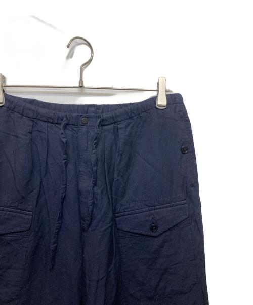 ULTERIOR（アルテリア）ULTERIOR (アルテリア) WASHED CHAMBRAY GABARDINE MIL-PANTS ネイビー サイズ:5の古着・服飾アイテム