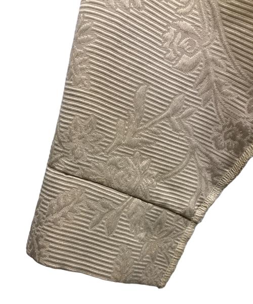 CAMIEL FORTGENS（カミエルフォートヘンス）CAMIEL FORTGENS (カミエルフォートヘンス) IKEA (イケア) reversed ikea curtain hoodie ベージュ サイズ:Ｓの古着・服飾アイテム