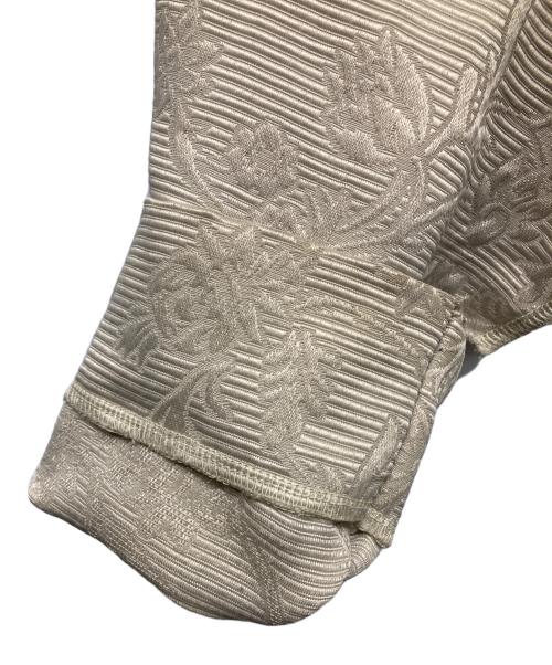 CAMIEL FORTGENS（カミエルフォートヘンス）CAMIEL FORTGENS (カミエルフォートヘンス) IKEA (イケア) reversed ikea curtain hoodie ベージュ サイズ:Ｓの古着・服飾アイテム