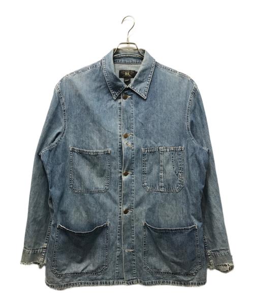 RRL（ダブルアールエル）RRL (ダブルアールエル) デニムカバーオール ブルー サイズ:Lの古着・服飾アイテム