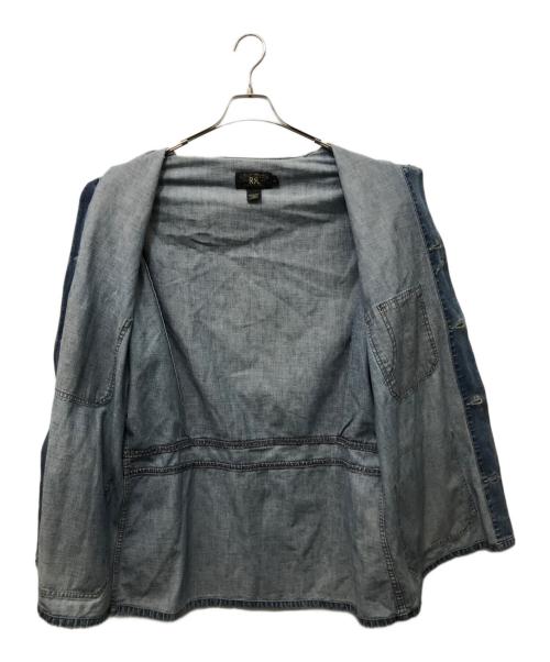 RRL（ダブルアールエル）RRL (ダブルアールエル) デニムカバーオール ブルー サイズ:Lの古着・服飾アイテム