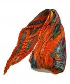 HERMESエルメス）の古着「カレ90 プリーツスカーフ」｜オレンジ