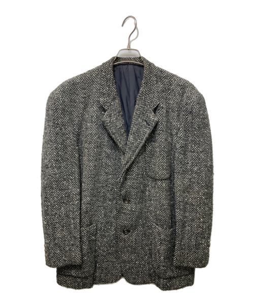 COMME des GARCONS HOMME（コムデギャルソン オム）COMME des GARCONS HOMME (コムデギャルソン オム) ヘリンボーンツイード3Bジャケット グレー サイズ:Sの古着・服飾アイテム