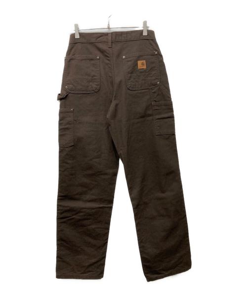 CarHartt（カーハート）CarHartt (カーハート) ダブルニーペインターパンツ ブラウン サイズ: 30×32の古着・服飾アイテム