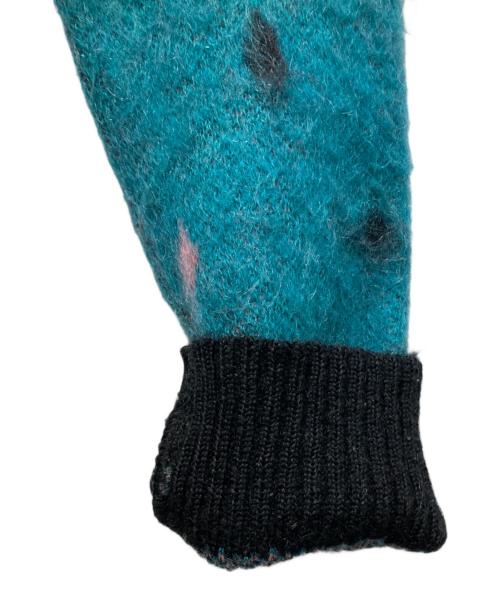 WACKO MARIA（ワコマリア）WACKO MARIA (ワコマリア) DIAMOND MOHAIR CREW NECK SWEATER グリーン サイズ:Sの古着・服飾アイテム