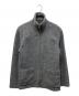 AURALEE（オーラリー）の古着「WOOL LING YARN MILLED JERSEY ZIP BLOUSON」｜グレー