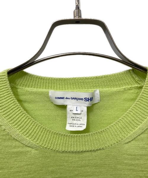 COMME des GARCONS SHIRT（コムデギャルソンシャツ）COMME des GARCONS SHIRT (コムデギャルソンシャツ) DISNEY (ディズニー) インターシャニット グリーン サイズ:SIZE Lの古着・服飾アイテム