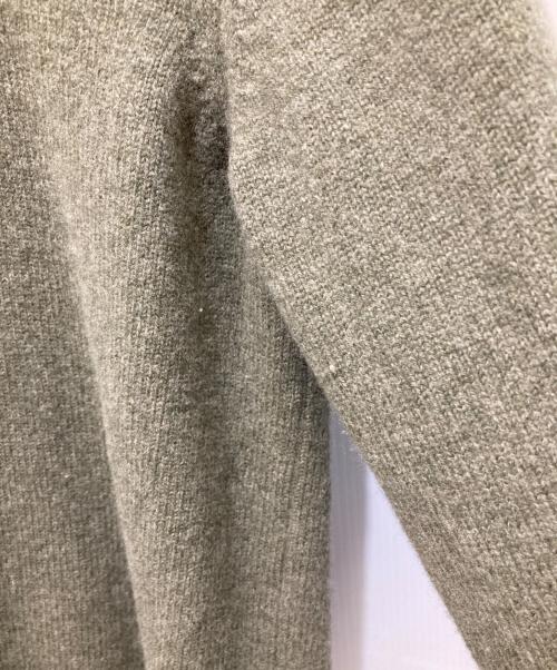 Maison Margiela（メゾンマルジェラ）Maison Margiela (メゾンマルジェラ) ウールミドルゲージチルデンニット オリーブ サイズ:SIZE Lの古着・服飾アイテム