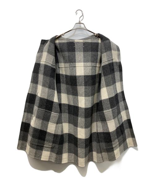 Maison Margiela（メゾンマルジェラ）Maison Margiela (メゾンマルジェラ) リバーシブルダッフルコート グレー サイズ:SIZE 46の古着・服飾アイテム