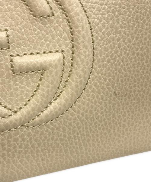 GUCCI（グッチ）GUCCI (グッチ) ソーホー インターロッキングG バッグ アイボリーの古着・服飾アイテム