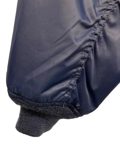 A BATHING APE（ア ベイシング エイプ）A BATHING APE (ア ベイシング エイプ) Logo Printed MA-1 Jacket ネイビー サイズ:SIZE XLの古着・服飾アイテム