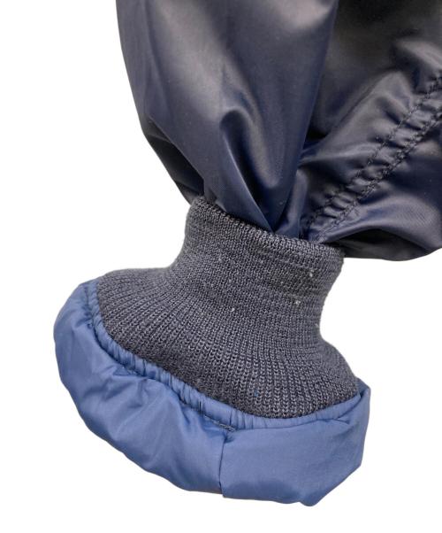 A BATHING APE（ア ベイシング エイプ）A BATHING APE (ア ベイシング エイプ) Logo Printed MA-1 Jacket ネイビー サイズ:SIZE XLの古着・服飾アイテム