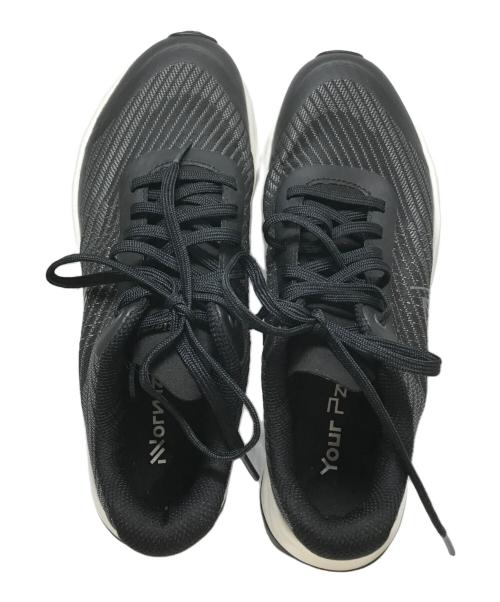 NNormal（ノーマル）Nnormal (ノーマル) kjerag ランニングスニーカー ブラック サイズ:23㎝の古着・服飾アイテム