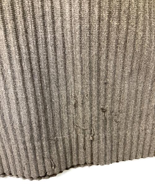 HOMME PLISSE ISSEY MIYAKE（オム プリッセ イッセイ ミヤケ）HOMME PLISSE ISSEY MIYAKE (オム プリッセ イッセイ ミヤケ) Pleated long sleeve T-shirt ブラウン サイズ:2の古着・服飾アイテム