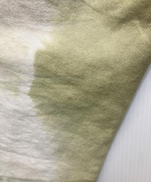 MM6 Maison Margiela（エムエムシックスメゾンマルジェラ）MM6 Maison Margiela (エムエムシックスメゾンマルジェラ) タイダイパンツ ホワイト×グリーン サイズ:40の古着・服飾アイテム