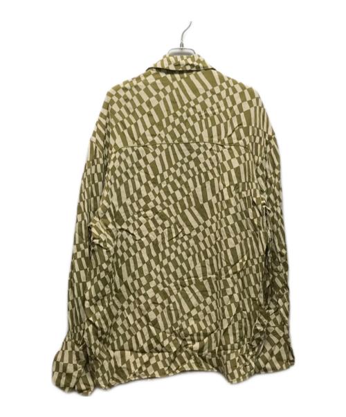 TODAYFUL（トゥデイフル）TODAYFUL (トゥデイフル) Geometric Over Shirts グリーン サイズ: Freeの古着・服飾アイテム