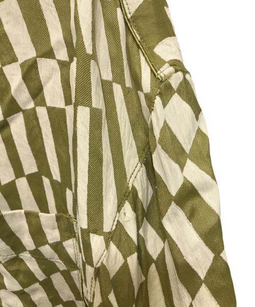 TODAYFUL（トゥデイフル）TODAYFUL (トゥデイフル) Geometric Over Shirts グリーン サイズ: Freeの古着・服飾アイテム