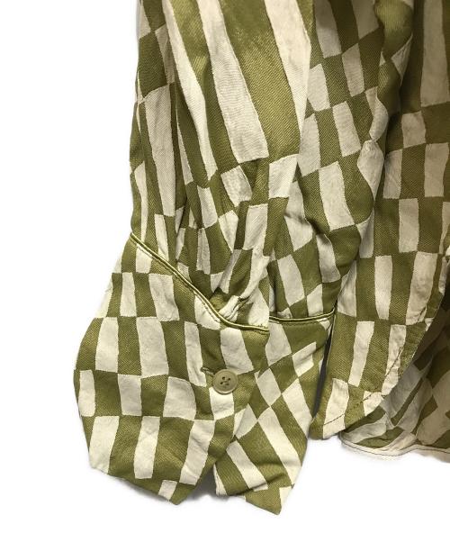 TODAYFUL（トゥデイフル）TODAYFUL (トゥデイフル) Geometric Over Shirts グリーン サイズ: Freeの古着・服飾アイテム