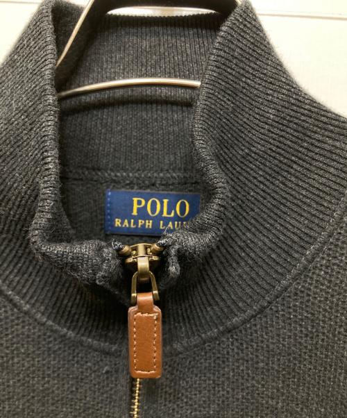 POLO RALPH LAUREN（ポロ・ラルフローレン）POLO RALPH LAUREN (ポロ・ラルフローレン) ドライバーズニット ブラック サイズ:Sの古着・服飾アイテム