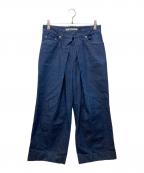 JOHN LAWRENCE SULLIVANジョン ローレンス サリバン）の古着「Rigid Denim Wide Pants」｜インディゴ
