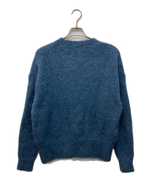 ATON（エイトン）ATON (エイトン) MOHAIR SHAGG クルーネックセーター ネイビー サイズ:SIZE 02の古着・服飾アイテム