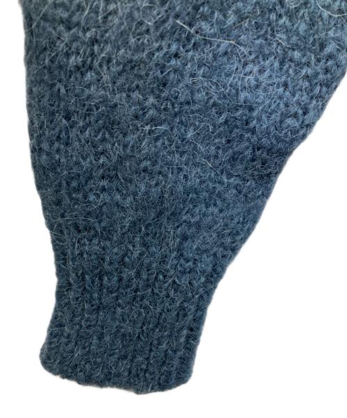 ATON（エイトン）ATON (エイトン) MOHAIR SHAGG クルーネックセーター ネイビー サイズ:SIZE 02の古着・服飾アイテム