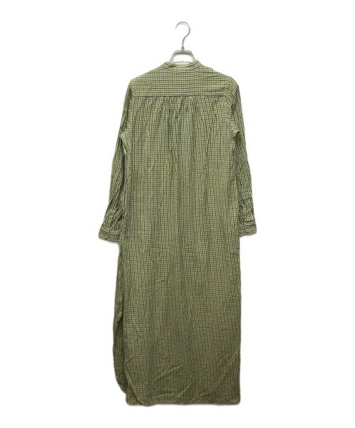 Needles（ニードルズ）Needles (ニードルズ) チェックシャツワンピース グリーン サイズ:2の古着・服飾アイテム