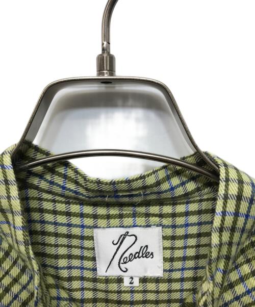 Needles（ニードルズ）Needles (ニードルズ) チェックシャツワンピース グリーン サイズ:2の古着・服飾アイテム