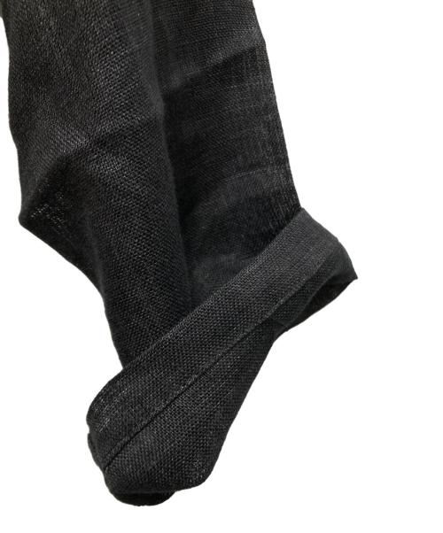 Needles（ニードルズ）Needles (ニードルズ) リネンノーカラーシャツ ブラック サイズ:Ⅼの古着・服飾アイテム