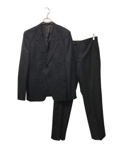 Paul Smith COLLECTION（ポールスミス コレクション）Paul Smith COLLECTION (ポールスミス コレクション) ステッチセットアップスーツ ブラック サイズ:Lの古着・服飾アイテム