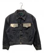JUNIOR GAULTIERジュニアゴルチエ）の古着「メタルポケットデニムジャケット」｜インディゴ