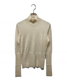 HERMES（エルメス）の古着「ロングリブカシミヤハイネックニット」｜アイボリー