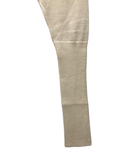 HERMES（エルメス）HERMES (エルメス) ロングリブカシミヤハイネックニット アイボリー サイズ:34の古着・服飾アイテム
