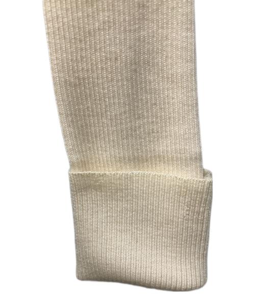 HERMES（エルメス）HERMES (エルメス) ロングリブカシミヤハイネックニット アイボリー サイズ:34の古着・服飾アイテム