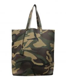 Saint Laurent Paris（サンローランパリ）の古着「カモフラレザートートバッグ」｜グリーン