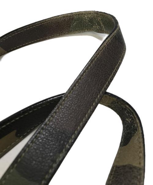 Saint Laurent Paris（サンローランパリ）Saint Laurent Paris (サンローランパリ) カモフラレザートートバッグ グリーンの古着・服飾アイテム